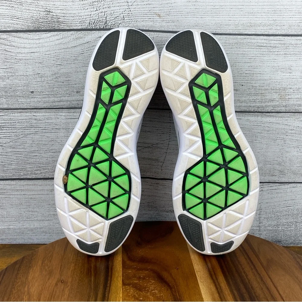 Nike Flex 2016 RN Gray Lime Green Trainer Running Shoe 830369-008 Men’s Size 11